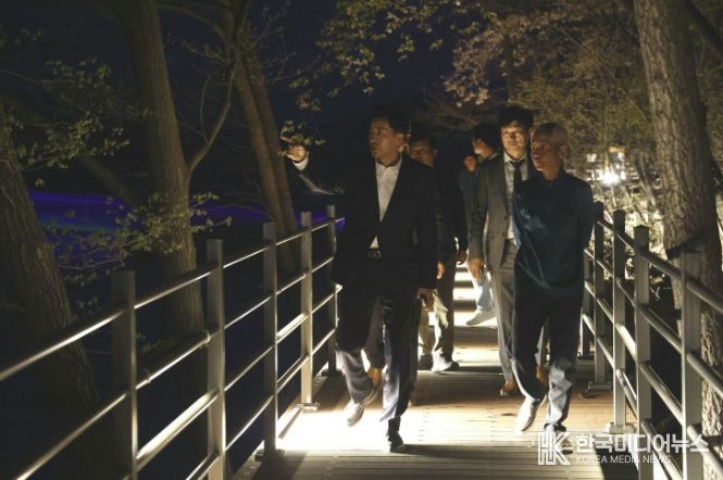 보은군, 수변 따라 걷는 힐링 명소 '궁저수지 둘레길' 조성 완료