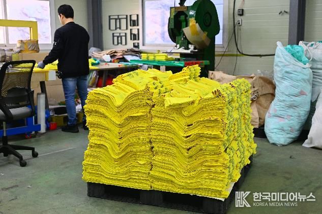 속초 관내 종량제봉투 업체 점검 당시