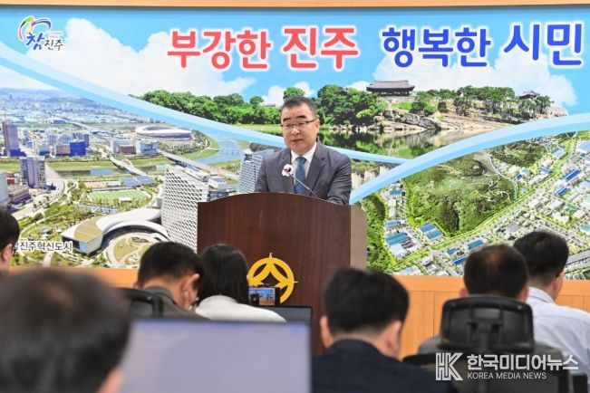 진주시, 고유가 극복 ‘화물운송·교통분야’ 대책 추진 기자회견-박일동 진주시 부시장